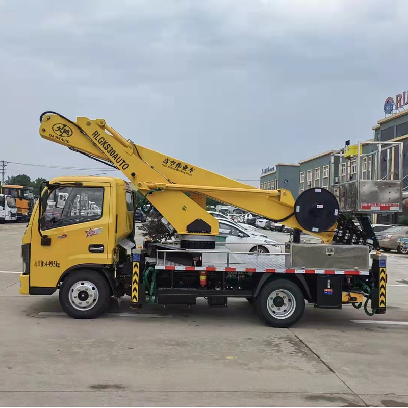 Dongfeng 30 Meter Single Row Truck Mounted Aerial Work Platform High Lift Operation