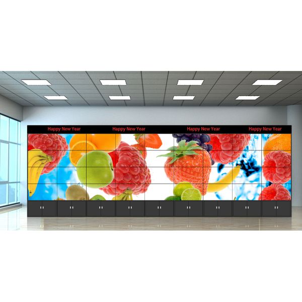 LCD 55 Inch Narrow Bezel Video Wall FHD Resolution With Cabinet