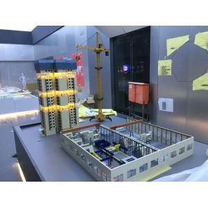 Prefabricated Building Scale Models 1:150 Construction Site Model Architecture