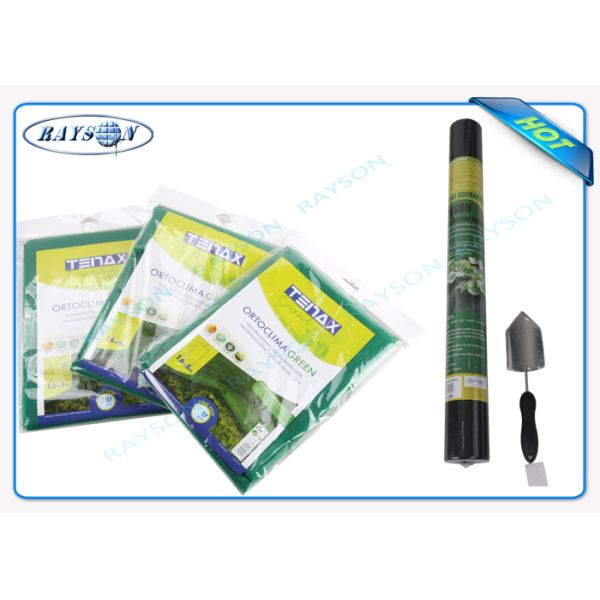 Extra Width Weed Block Non Woven Landscape Fabric Packing With Bag / White / Black Color With UV Protection