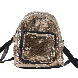 Sublimation Custom Photo Glitter Sequin Backpack Trendy Travel Sparkly Backpack