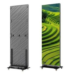 GOB P1.2 P1.5 P1.8 P2.5 Indoor Foldable LED Poster Display with 2MM Pixels