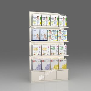 Maternity Shop Display Rack Modern Style High Cabinet for Baby Shop Display