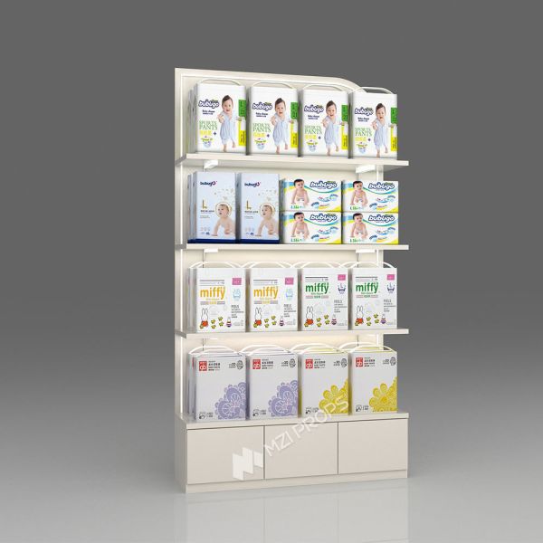 Maternity Shop Display Rack Modern Style High Cabinet for Baby Shop Display
