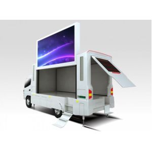 Full Color Mobile Digital Advertising Truck Mounted LED Screen with Multi Media
