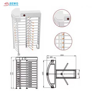 Electronic Turnstile Gates Turnstile Security Systems Barcode Scanner Face