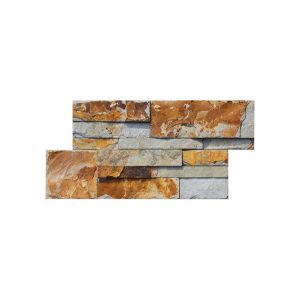 Rust 15mm Slate Culture Stone Wall Cladding Non Antacid