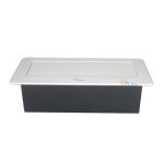 recessed socket type pop up socket desktop outlet box with charger power socket