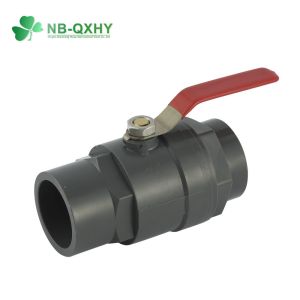 Stainless Steel Handle 2PC Ball Valve for Glue Connection Form and Pipe Fittings