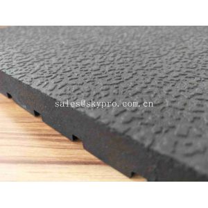 Anti Skid Round Stud Orange Pattern Horse stable Flooring Interlocking Rubber