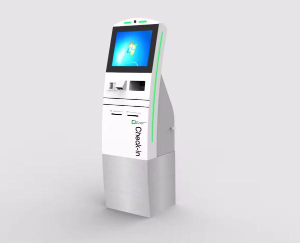 Touch screen kiosk self service POS System with Barcode Scanner and Credit/Debit