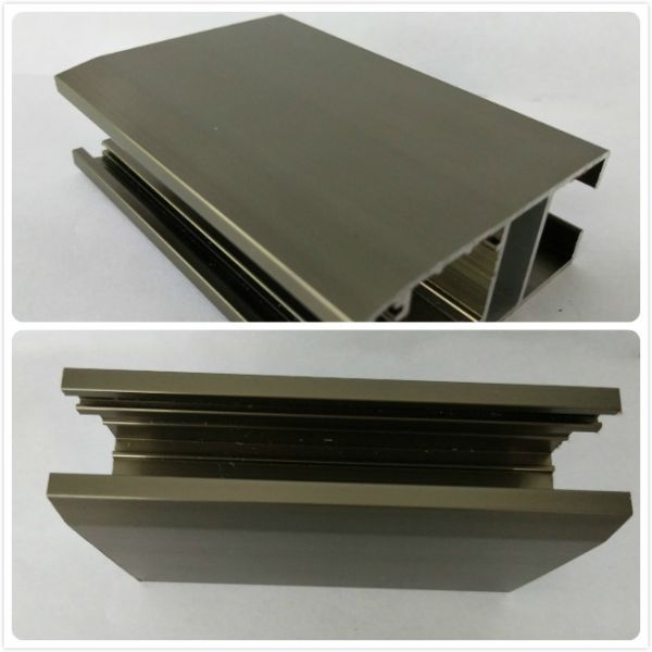 Quality T4  T5 Oxidizing Bronze Anodized Aluminum Channel With Customized Shape wholesale