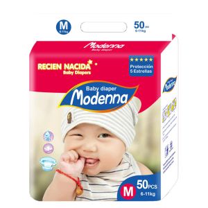 Printed Fluff Pulp SAP Disposable Baby Diapers Adjustable Breathable