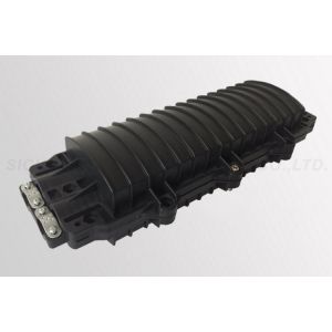 ABS Fiber Optic Enclosure Horizontal 24 Core 2 Inlet 2 Outlet For FTTH FTTB