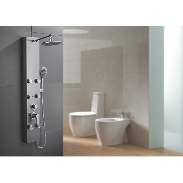 Quality Handheld Sprayer Bath Shower Panels Stainless Steel Materials High Strength ROVATE wholesale