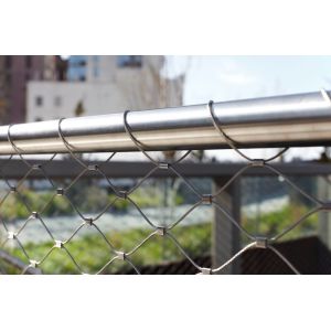 SS 304 Balustrade Wire Mesh Anti Corrosive With 1.2mm-3.2mm Wire Diameter