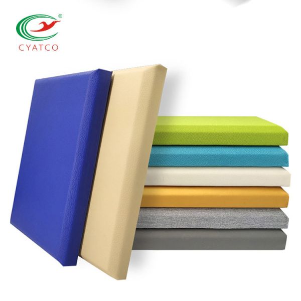 96kg/M3 Interior Fabric Acoustic Panel Soundproof Multiscene