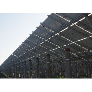 Galvanized Solar Panel Mounting Structure , C Profile Solar Module Mounting