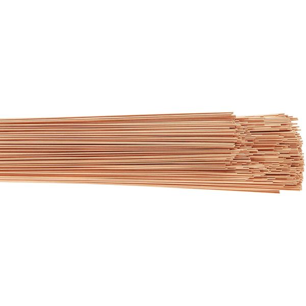 1LB Package ER70S-6 Copper Coated Steel Welding Wire with Silver and ISO 6848 Standard