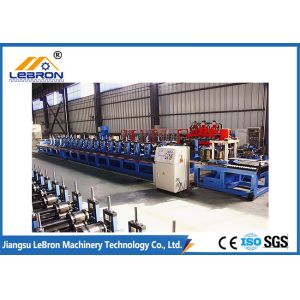 Servo Guiding Device Cable Tray Roll Forming Machine Long Time Service PLC