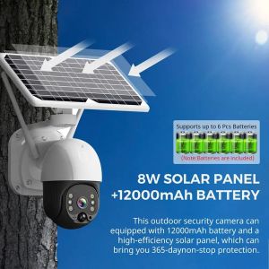 Surveillance Camera Security Protection Solar Panel Security Camera 4g Solar