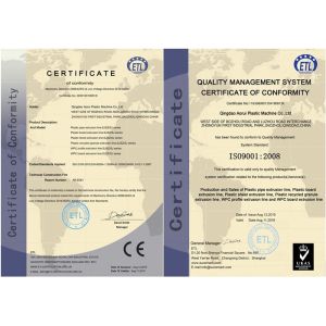 800mm Single Screw PE Pipe Making Machine , Plastic Pipe Production Line