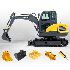 China Powerful 1.2Ton Mini Hydraulic Excavator With 1200mm Track Length on sale