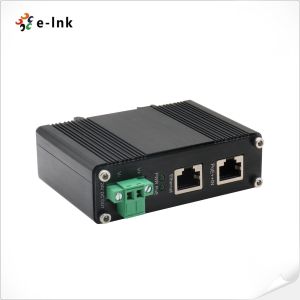 Cheap IP40 Aluminum Case PoE Splitter 24V 40W Cat5 UTP Up To 100m Maximum Distance for sale