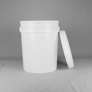 20l White Lubricant Bucket With Lid With Anti Aging Pouring Spout