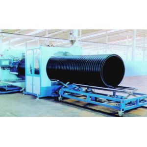 Carbon Spiral Reinforcing Plastic Pipe Extrusion Line , Pe Pipe Machine