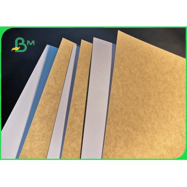 250gsm 300gsm 325gsm White Top Kraft Liner Paper For Take Away Boxes Food Grade