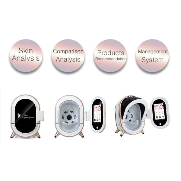 Quality 8 Spectra Woods Lamp Facial Skin Analyzer Support Makeup Mirror wholesale