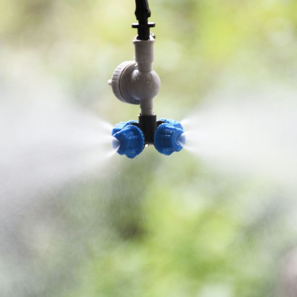 Greenhouse Cross Hanging Sprinkler Micro Fog Nozzle Misting Mist Water Sprayer Kits