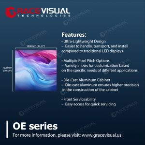 OE Series: Outdoor LED Displays for Permanent Billboards, Events & Advertising