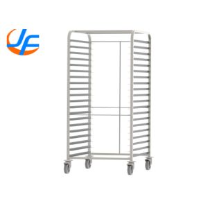 China RK Bakeware China Foodservice NSF 600 X 800 Stainless Steel Baking Rack Bakery Trolleys Double Oven Rack on sale