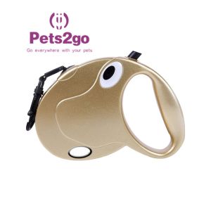 Led Lighting 380g Double Handle Retractable Dog Harness