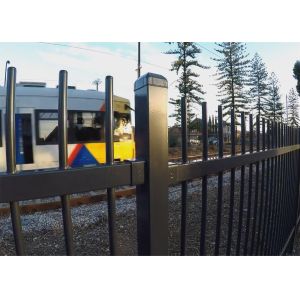 Steel Tubular Fencing 2.1m x 2.4m Rail 45mm*45mm Spacing 100mm Upright 30mm*30mm