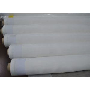 NSF Test White Silk Screen Mesh Roll For T- Shirt Printing , 305cm Width