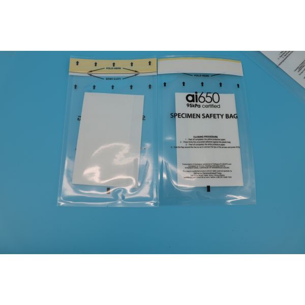 Quality Conveniently Packaged 95kPa Specimen Transfer Bag With Individual Pouch wholesale