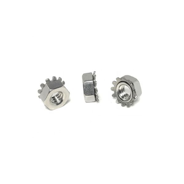Quality Grade A 304 Stainless Steel Nuts Reversible Keps K Lock Nuts Self Locking wholesale