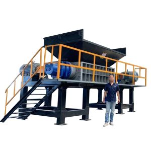 China 800-5000kg/h Large Capacity Aluminum Shredder for Steel Chip Scrap Metal Recycling on sale