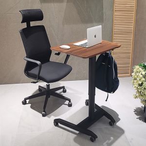 Sit Stand Desk Adjustable Desk for Home and Office Pneumatic Workbench Modern