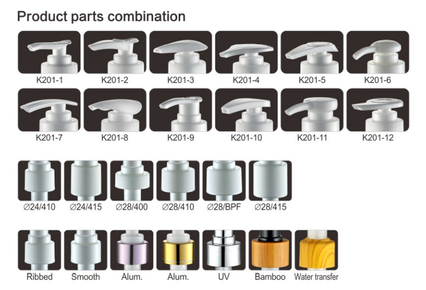 Screw Plastic Soap Lotion Dispenser Pump Recyclable For Detergent