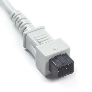 Konica Minolta Reusable Pulse Oximeter Sensor Square 6 Pin Pulsox-300 Pulsox