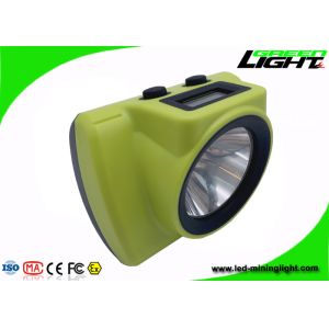 Underground Hard Rock Cordless Mining Cap Lamps , Miners Hard Hat Lamp For
