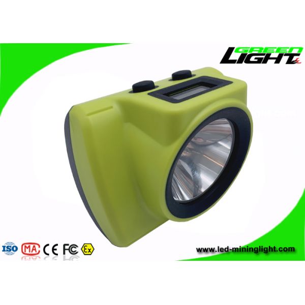 Underground Hard Rock Cordless Mining Cap Lamps , Miners Hard Hat Lamp For