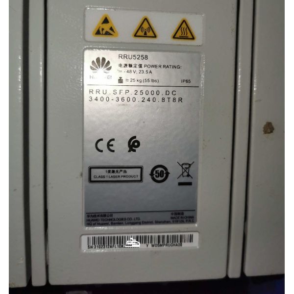 Huawei RRU5258 WD5MPRUGHA00 02312AFL RRU3276-2600M RRU3268-700M RRU5254-2600M