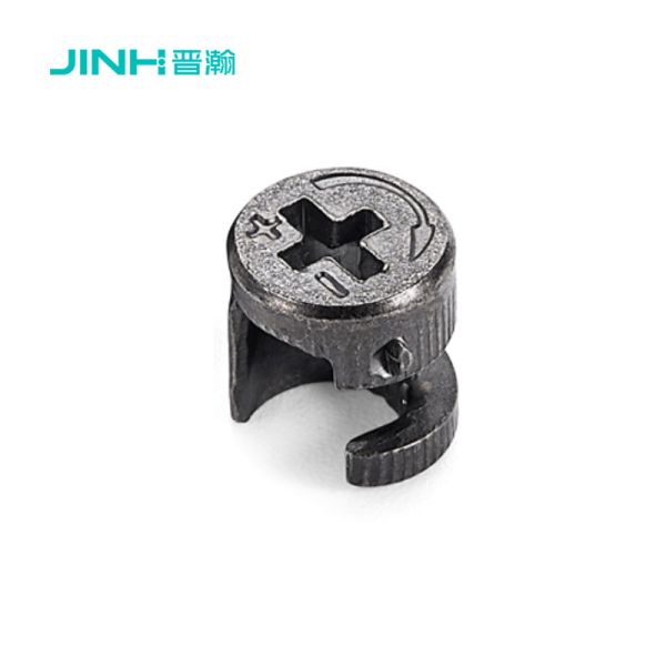 Quality Carbon Steel 10mm Cam Lock Cabinet Fitting Eccentric Wheel Nut For Rta Furniture wholesale