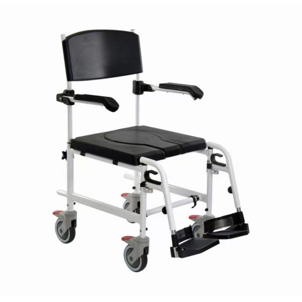 Quality Stainless Commode Chair With Wheels OEM Portable Toilet For Elderly wholesale