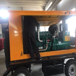 200KW Weichai Diesel Generator Set Trailer with Pure Copper Motor and Water